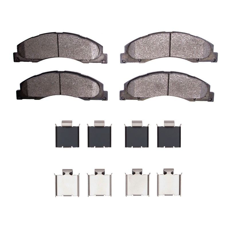Ford E-Super Duty Brake Pads - Front - R1 Concepts - Semi Met - `08-`25
